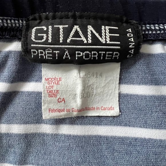 Gitane - Blue & White Stripped Maxi Skirt - Picture 4 of 4